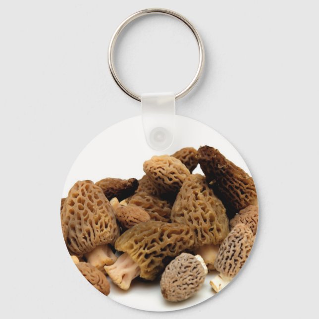 Llavero Morel Mushroom (Anverso)
