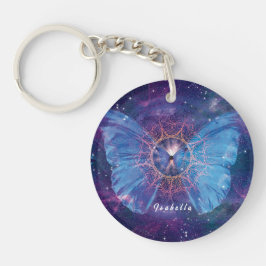 Llavero Morfo mariposa / Galaxia Mandala