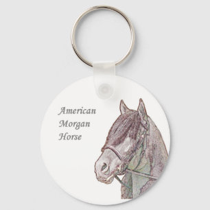 Llavero Morgan Horse Key Chain