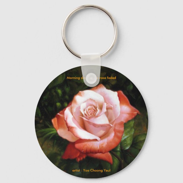 Llavero Morning dew on the rose faded Keychain (Anverso)