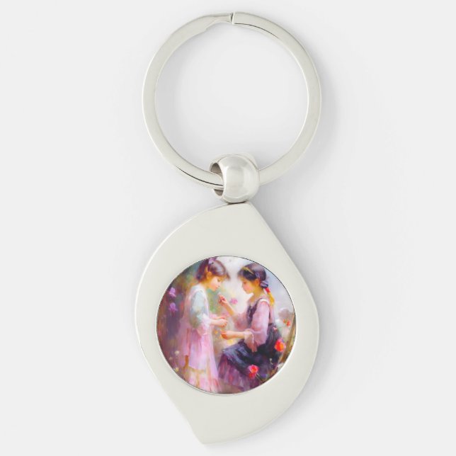 Llavero Morning in a Garden  (Anverso)