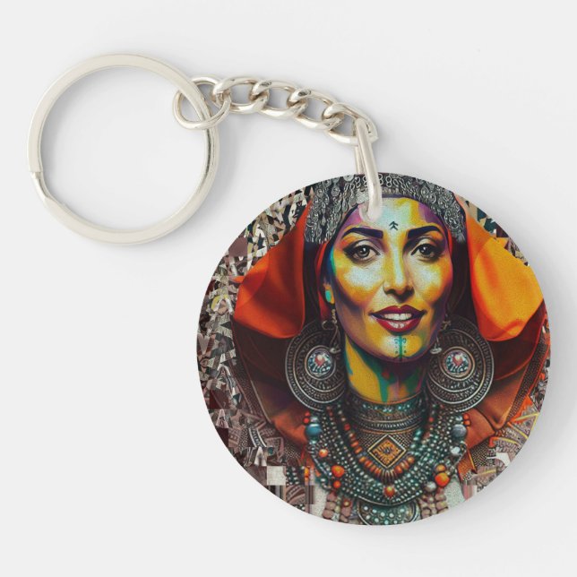 Llavero Moroccan Amazigh Beauty V2 (Frente)