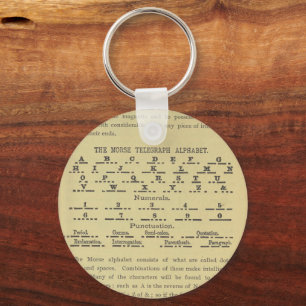 Llavero Morse Code Alphabet Telegraph
