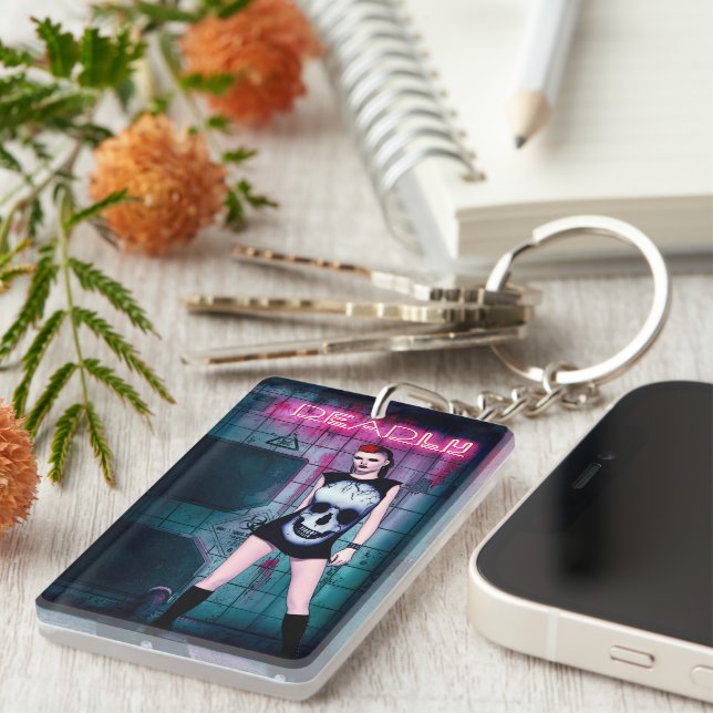 Llavero Mortal Rebelde (Frente Derecha)