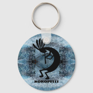 Llavero Mosaico del desierto del suroeste de Kokopelli Azu