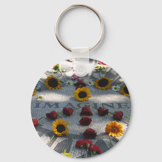 Llavero Mosaico IMAGINE, Campos de fresa, NY -