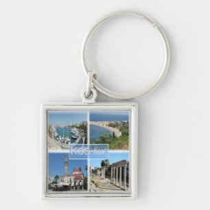 Llavero mosaico zGR020 de KOS, Grecia, Europa,