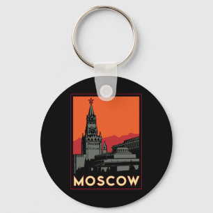 Llavero moscú rusia kremlin art deco retro viajar