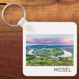 Llavero Moselle Loop Sunset Kroev Panorama Alemania