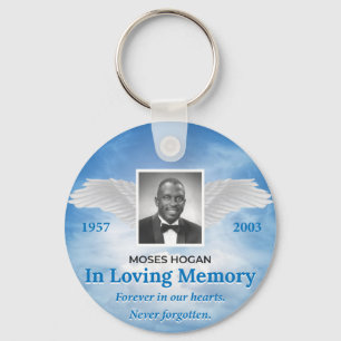 Llavero Moses Hogan Keychain, Keychain de botón básico