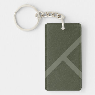 Llavero Moss Green Acrylic Keychain Duo Look - Personaliza