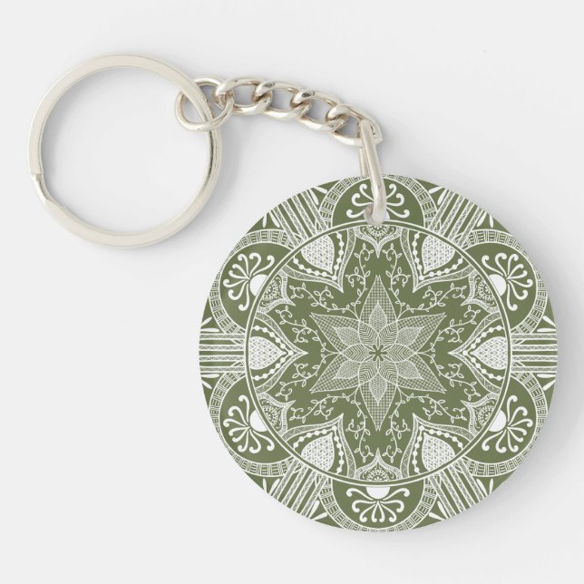 Llavero Moss Mandala (Frente)
