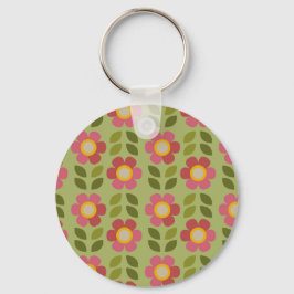 Llavero MOSSY BLOOM - Anillo de llaves florales