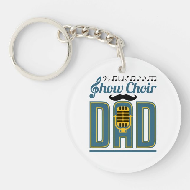 Llavero Mostrar a papá del coro (Frente)