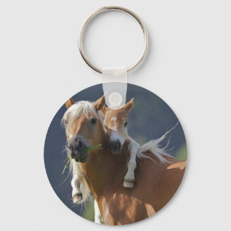 Llavero Mother and Baby Horse