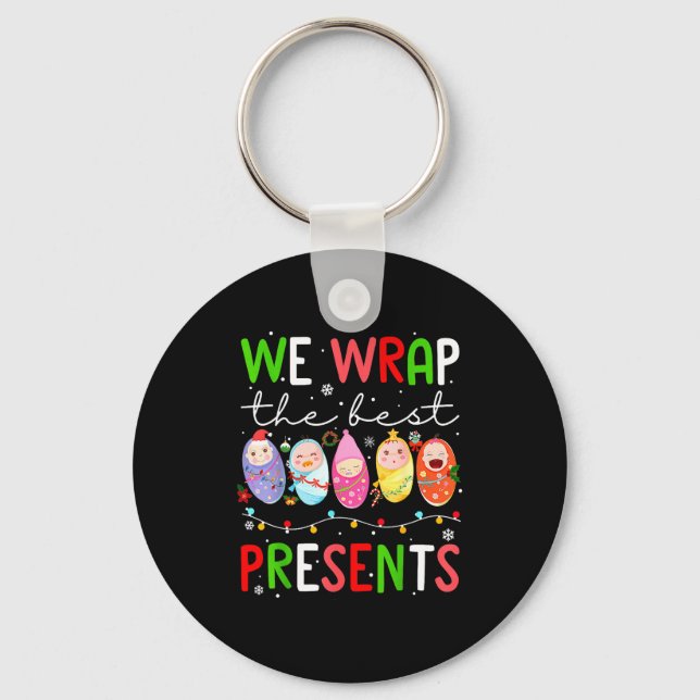 Llavero Mother Baby Unit Christmas Labor And Delivery Nurs (Anverso)