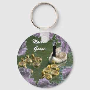 Llavero Mother Goose con Goslings keychain