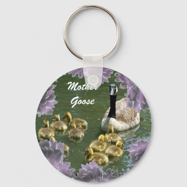 Llavero Mother Goose con Goslings keychain (Anverso)