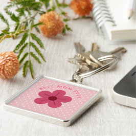 Llavero Mothers Day,Best Mom Ever, Elegant,Simple,Trendy