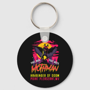 Llavero Mothman Fun Cryptiinger Part Man Part Moth