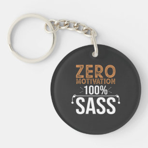 Llavero Motivación cero, 100 sass