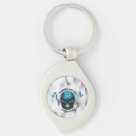 Llavero Motivación Comercial | Calavera y Mármol | Recuerd