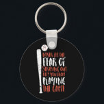 Llavero Motivación de la cita deportiva Inspiradora en béi<br><div class="desc">Nunca dejes que el miedo a salir te impida jugar el juego. Cita inspiradora y motivacional de béisbol para inspirar y motivar a jugadores de béisbol como tú. No importa que ganes o pierdas. Lo que importa es que intentes jugar. Todo el éxito comienza con el fracaso.</div>