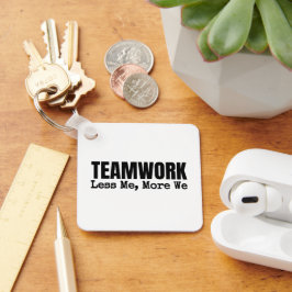 Llavero Motivación del logotipo personalizado para el trab