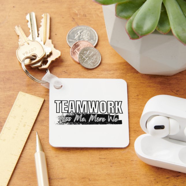 Llavero Motivación del logotipo personalizado para el trab (Escritorio )