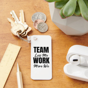 Llavero Motivación del logotipo personalizado para el trab
