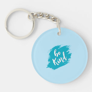 Llavero Motivacional Azul Pastel Adorable