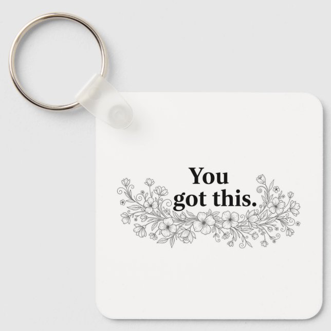 Llavero Motivacional Personalizado (Anverso)