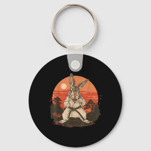 Llavero Motivo de conejo de karate Taekwondo Jiu-Jitsu MMA