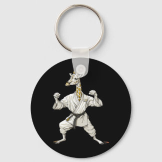 Llavero Motivo de jirafa de karate Taekwondo Jiu-Jitsu Mma