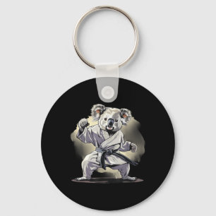 Llavero Motivo de koala de karate Taekwondo Jiu-Jitsu MMA