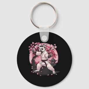 Llavero Motivo de lémur de karate Taekwondo Jiu-Jitsu MMA