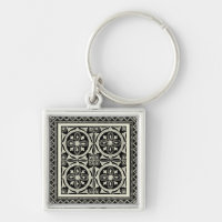 Motivo de Mandala en blanco y negro por Vision Stu
