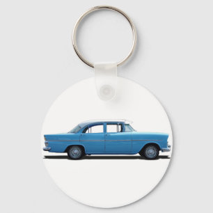 Llavero Moto   Cadena de claves de Holden azul vintage
