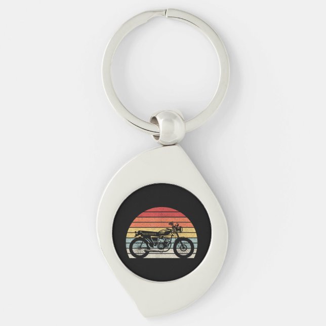 Llavero Moto retro vintage (Anverso)