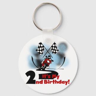 Llavero Motocicleta Carreras 2º cumpleaños camisetas y reg
