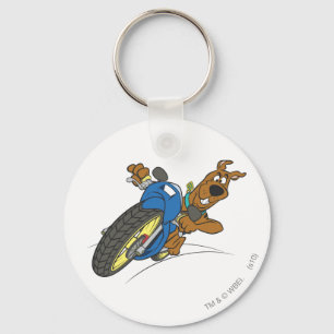 Llavero Motocicleta del montar a caballo de Scooby-Doo