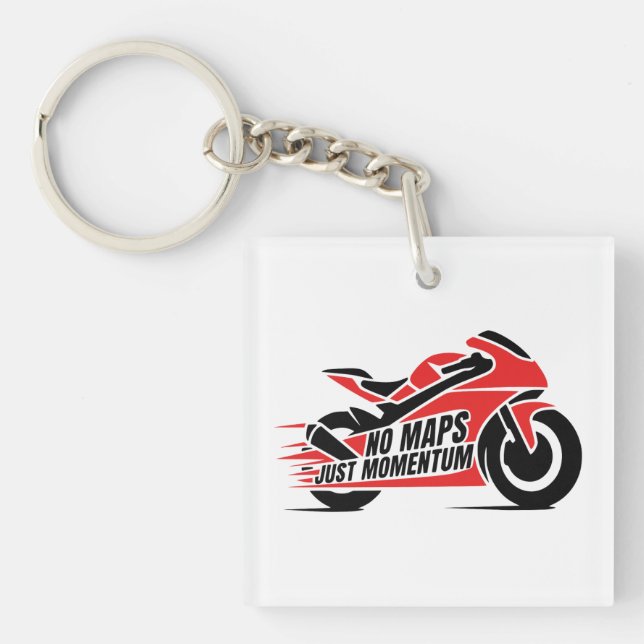 Llavero Motocicleta deportiva (Frente)