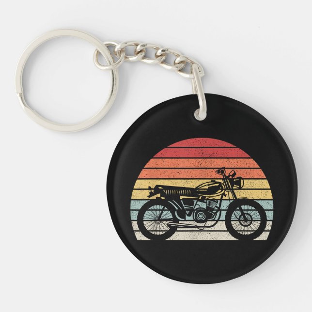 Llavero Motocicleta Retro Vintage (Frente)