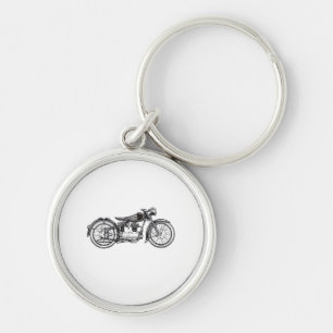 Llavero Motocicleta retro vintage _ Me encanta mi motocicl