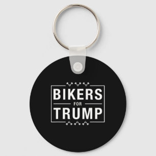 Llavero Motociclistas por Trump Republicano Conservador Mo