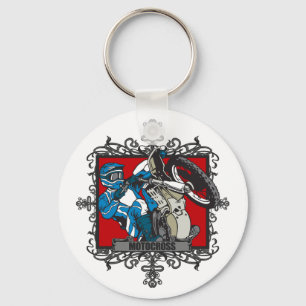 Llavero Motocrós agresivo