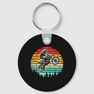 Llavero Motocross de motocicleta vintage Dirt Bike Rider