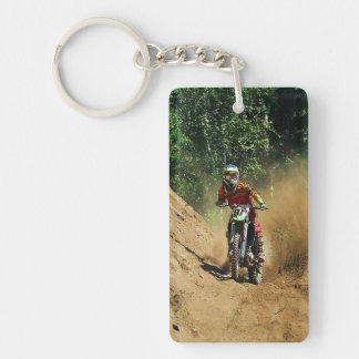 Llavero Motocross Dirt-Bike Champion Racer and Dirt