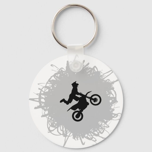 Llavero Motocross Scribble Style (Anverso)