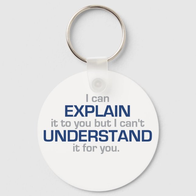 Llavero Motto del ingeniero - Cosas tipo ciencia (Anverso)